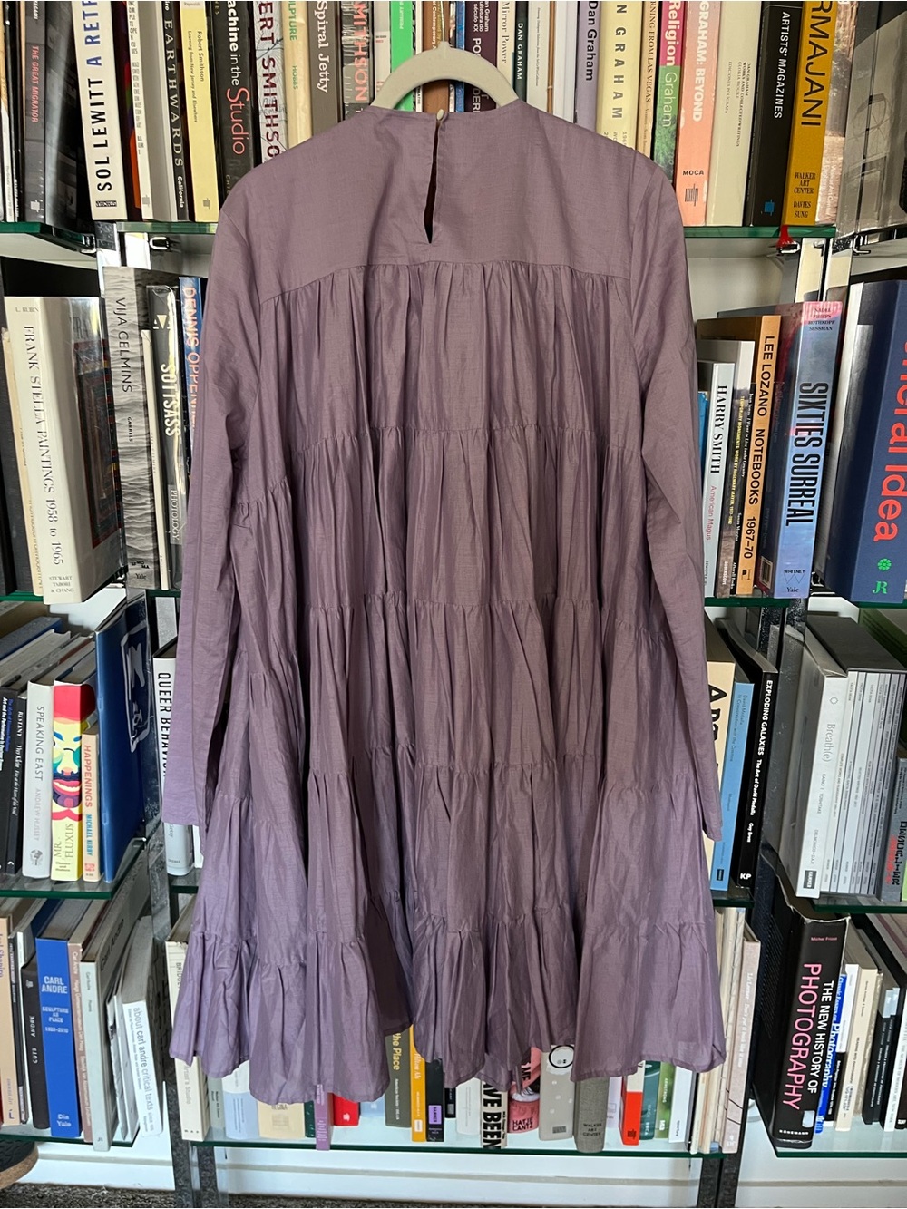 Merlette Soliman Dress Long Sleeve Smock Dress in Dusty Lavender - Picture 2 of 3